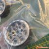 BRP 1.0'' Black Silver Beadlock Wheel Rim set for 1/18 M010 - Afbeelding 3