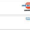 Jan de Rijk Logistics Decal Sheet 1/14 Trailer (Tamiya/Carson 2-Axle Trailer) BRPD1607 - Afbeelding 2