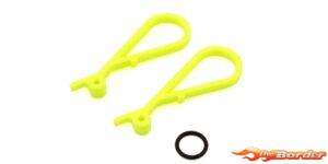 Kyosho Fuel Tank Handle MP9-MP10 (2) Fluo Yellow IF444-02KYB