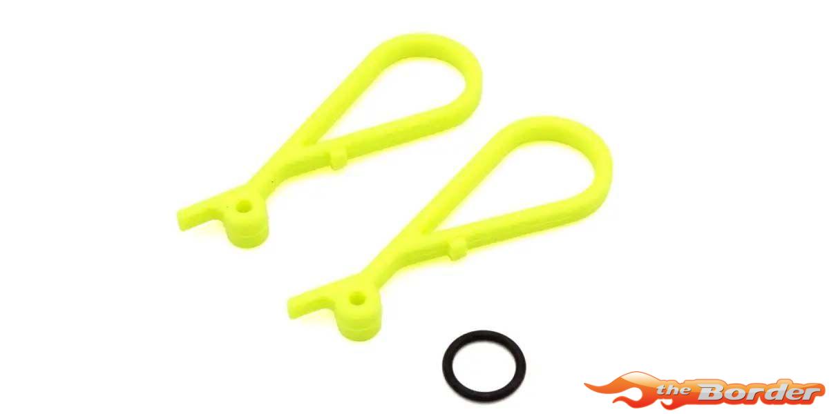 Kyosho Fuel Tank Handle MP9-MP10 (2) Fluo Yellow IF444-02KYB