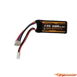RocHobby 7.4V 2S 600mAh LiPo Battery ROCC2024