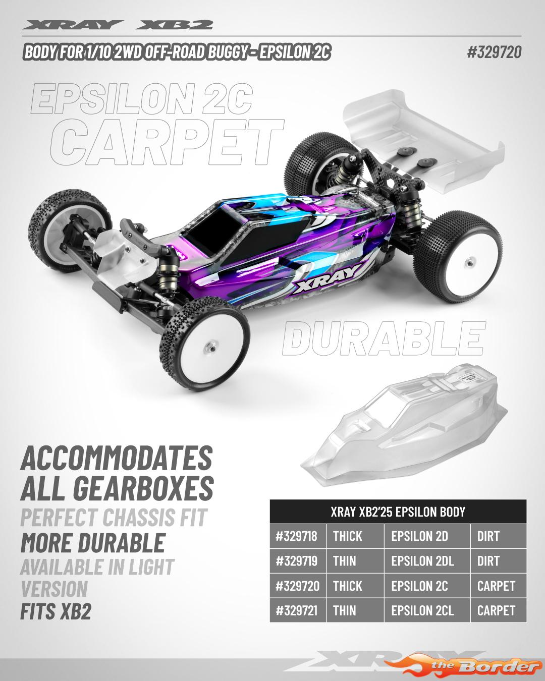 XRAY Body For 1/10 2WD Off-Road Buggy - Epsilon 2C 329720 - Afbeelding 3