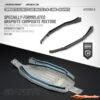 XRAY Composite Elevated Side Braces L+R - Long - Graphite 321255-G
