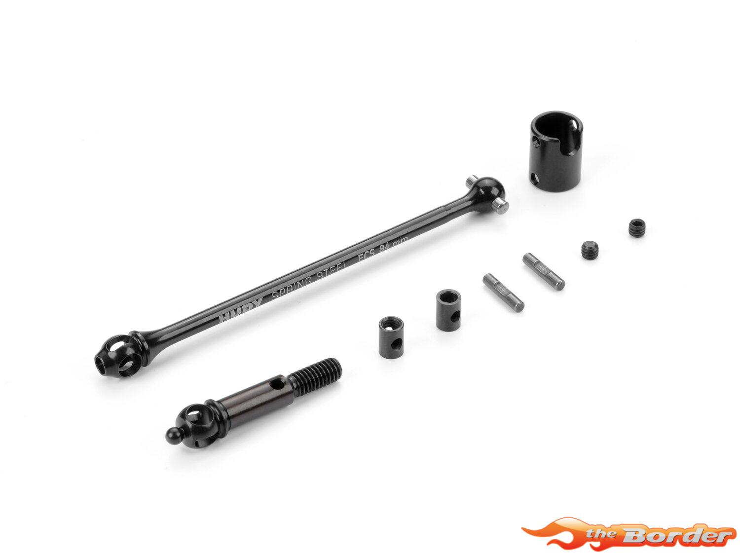 XRAY ECS Front Drive Shaft 84mm With 2.5mm Pin - Hudy Spring Steel - Set 365203