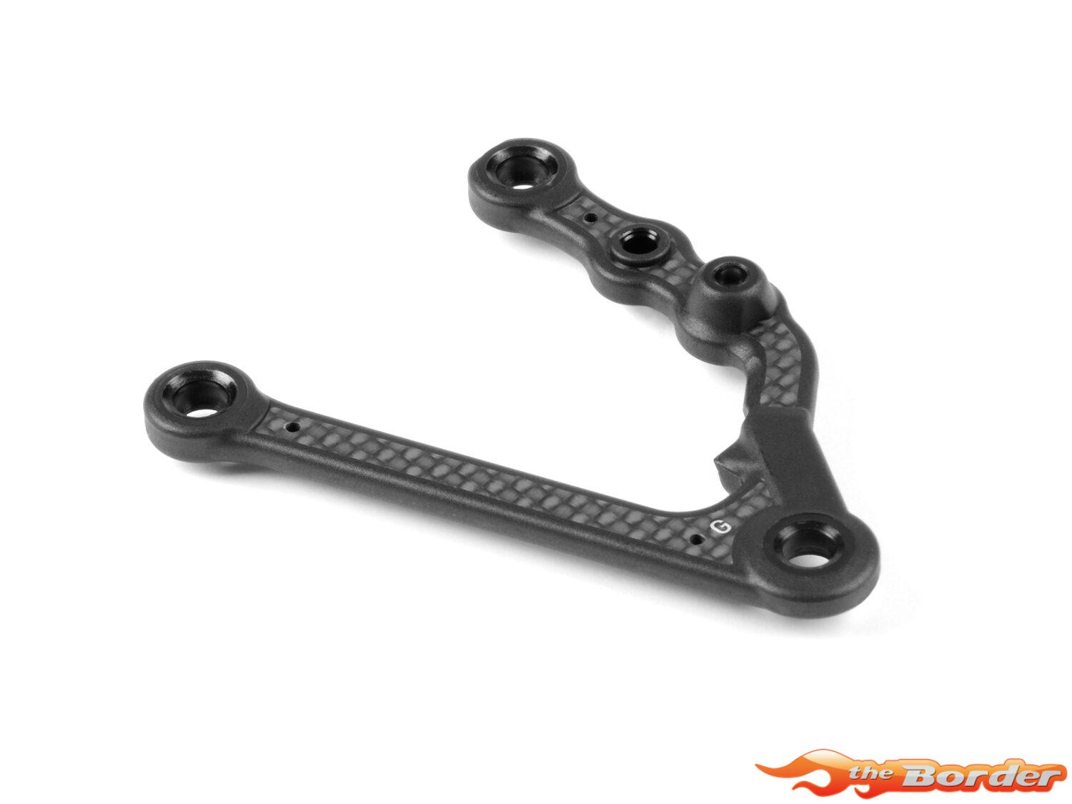XRAY X4 Cff Front Lower Arm - Inner Shock Position - Graphite - Left 302183-G