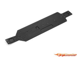 XRAY XB4 Alu Chassis 2.0mm For Low Profile Bumper - Swiss 7075 T6 361115