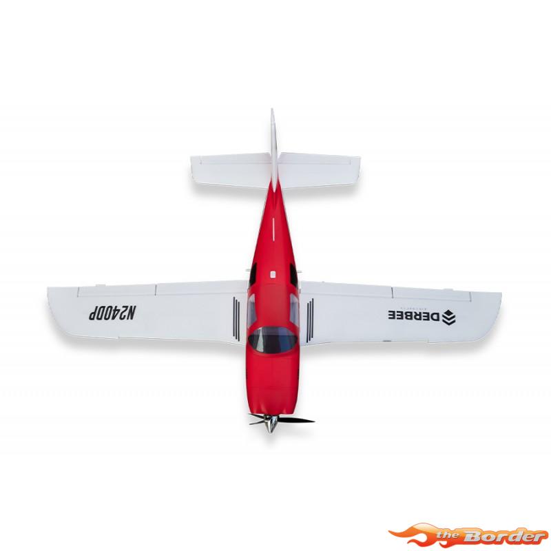 Derbee Low Wing Trainer 1100mm C400 PNP kit - Red DB007 - Afbeelding 3