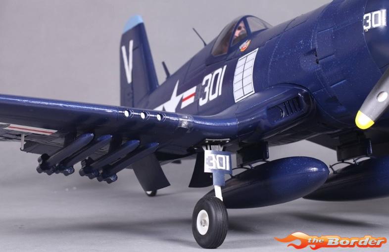 FMS F4U-4 Blue (V3) 1400mm PnP Kit FMS024-3BL - Afbeelding 3
