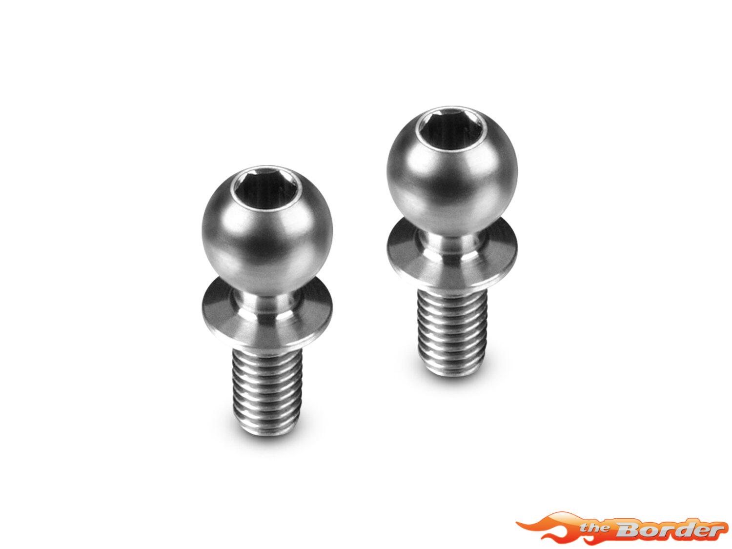 HUDY Titan Ball Stud D=5.4 / L=8 / S=4.5 / 2mm Hex (2) 990018