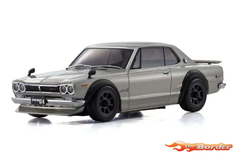 Kyosho Mini-Z MR04 RWD Skyline 2000GT-R Silver KPGC10 32359S - Afbeelding 4