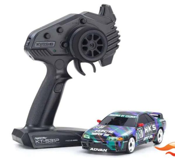 Kyosho Mini-Z AWD Nissan Skyline GT-R R32 1993 HKS #87 32652HK