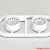 Kyosho Wheels Set RE30 Wide-Offset 2.0 (2) White K.MZH131W-W2B - Afbeelding 2