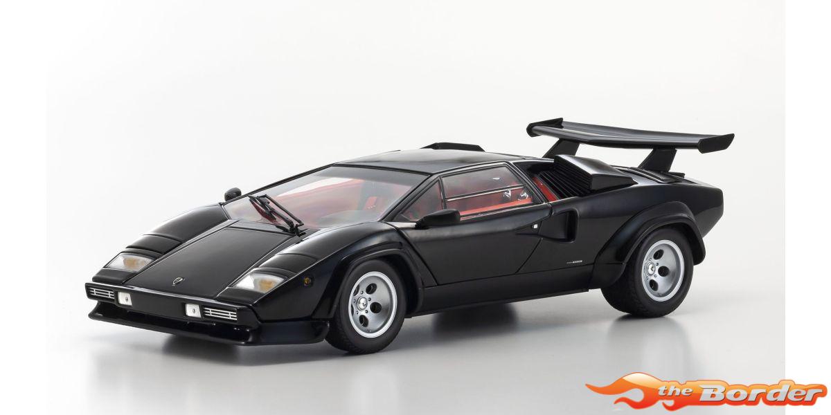 Kyosho 1/18 Lamborghini Countach LP5000 Quattrovalvove Black 8320BK