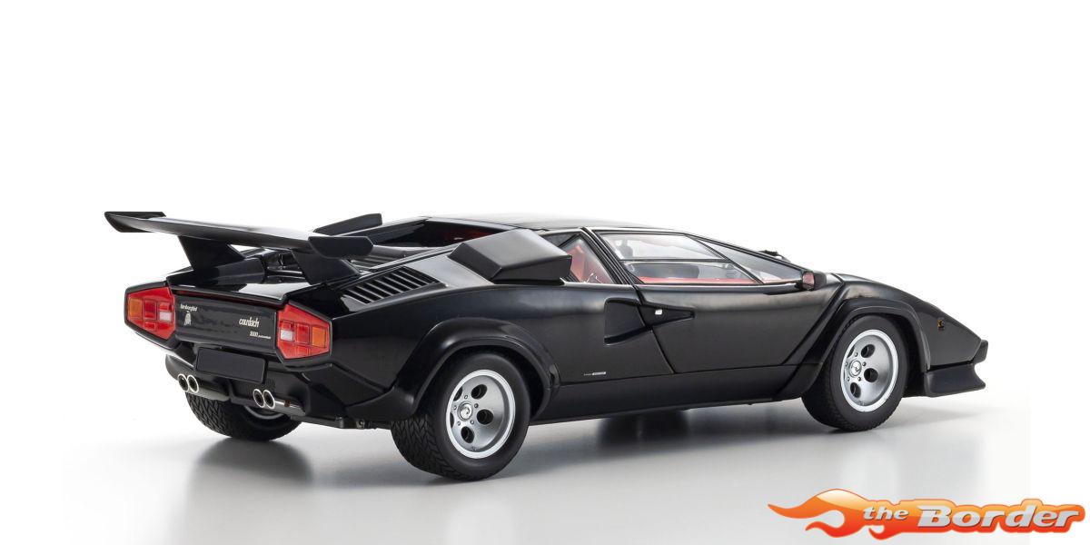 Kyosho 1/18 Lamborghini Countach LP5000 Quattrovalvove Black 8320BK - Afbeelding 2