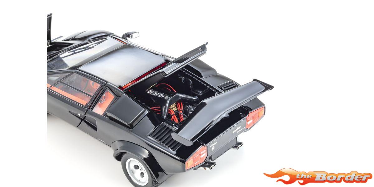 Kyosho 1/18 Lamborghini Countach LP5000 Quattrovalvove Black 8320BK - Afbeelding 4