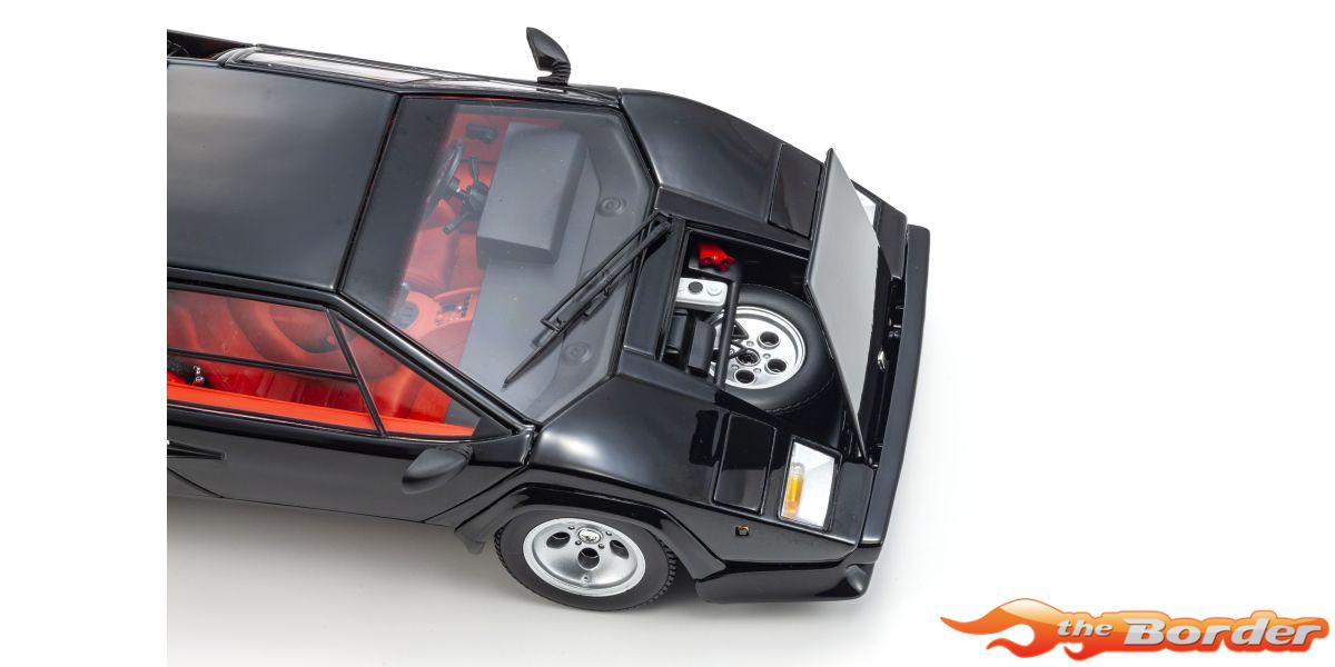 Kyosho 1/18 Lamborghini Countach LP5000 Quattrovalvove Black 8320BK - Afbeelding 5