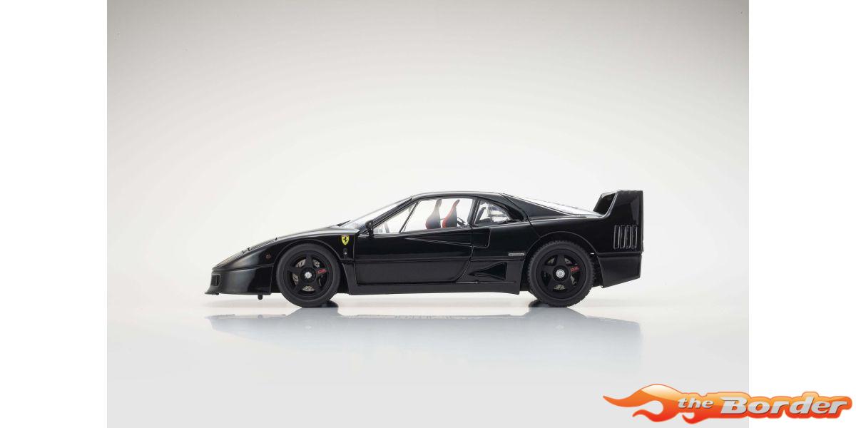 Kyosho 1/18 Ferrari F40 Black 1987 KS08416BK - Afbeelding 2