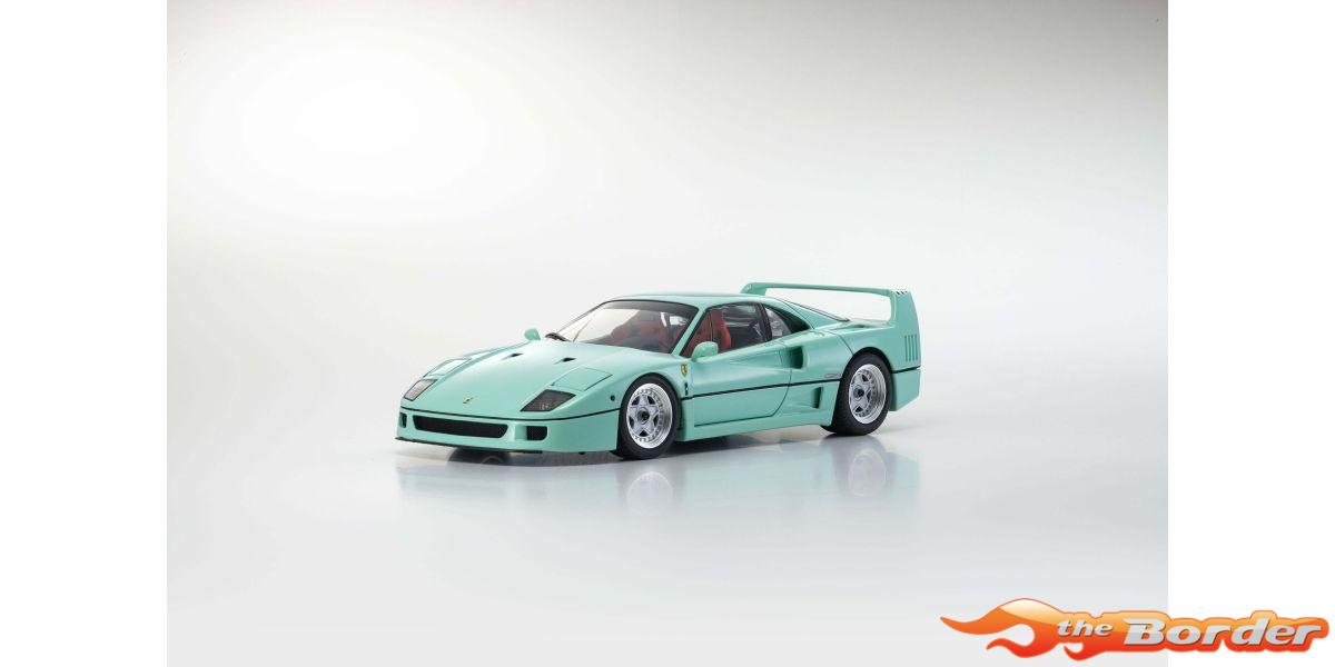 Kyosho 1/18 Ferrari F40 Mint Green 1987 KS08416MG - Afbeelding 7