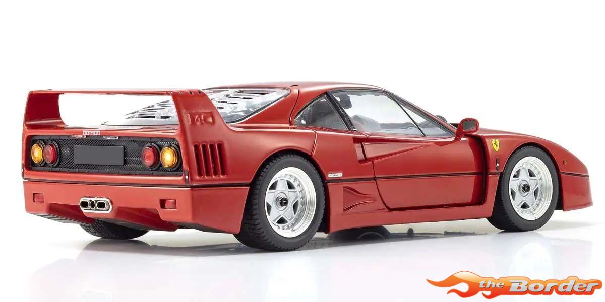 Kyosho 1/18 Ferrari F40 Red 1987 KS08416R2 - Afbeelding 2