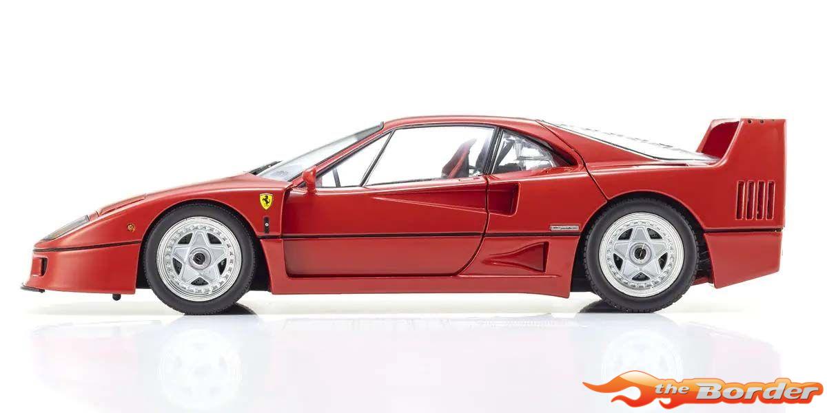 Kyosho 1/18 Ferrari F40 Red 1987 KS08416R2 - Afbeelding 3