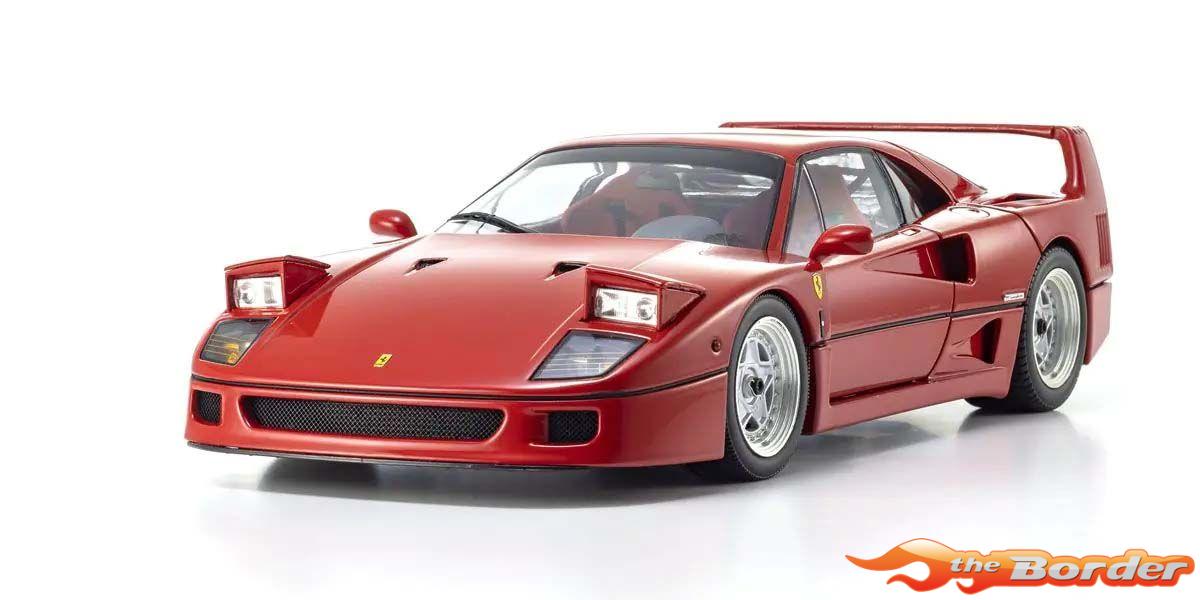 Kyosho 1/18 Ferrari F40 Red 1987 KS08416R2 - Afbeelding 4