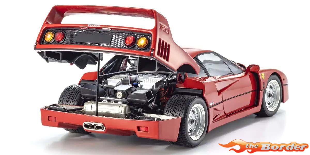 Kyosho 1/18 Ferrari F40 Red 1987 KS08416R2 - Afbeelding 5