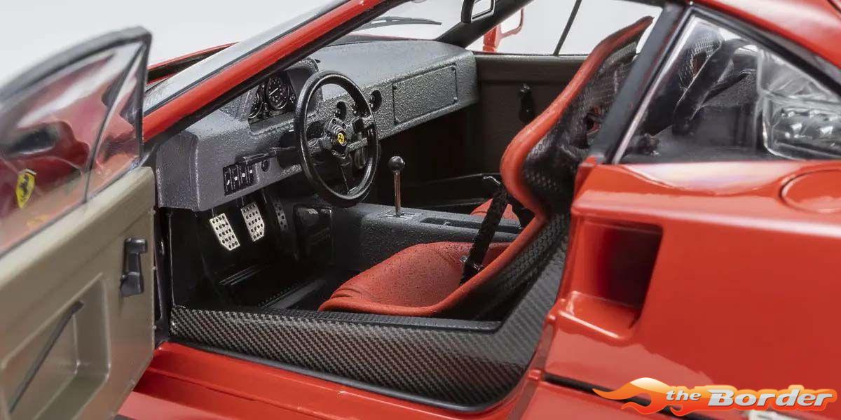 Kyosho 1/18 Ferrari F40 Red 1987 KS08416R2 - Afbeelding 7