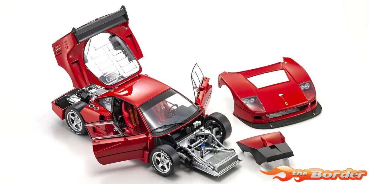 Kyosho 1/12 Ferrari F40 Competizione 1989 Red KS08602CR - Afbeelding 4