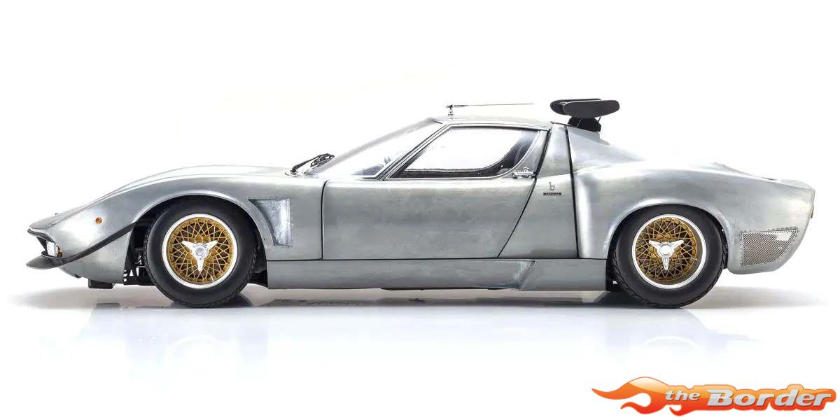 Kyosho 1/12 Lamborghini Miura SVR 1970 Polished Limited KS08625PL - Afbeelding 3