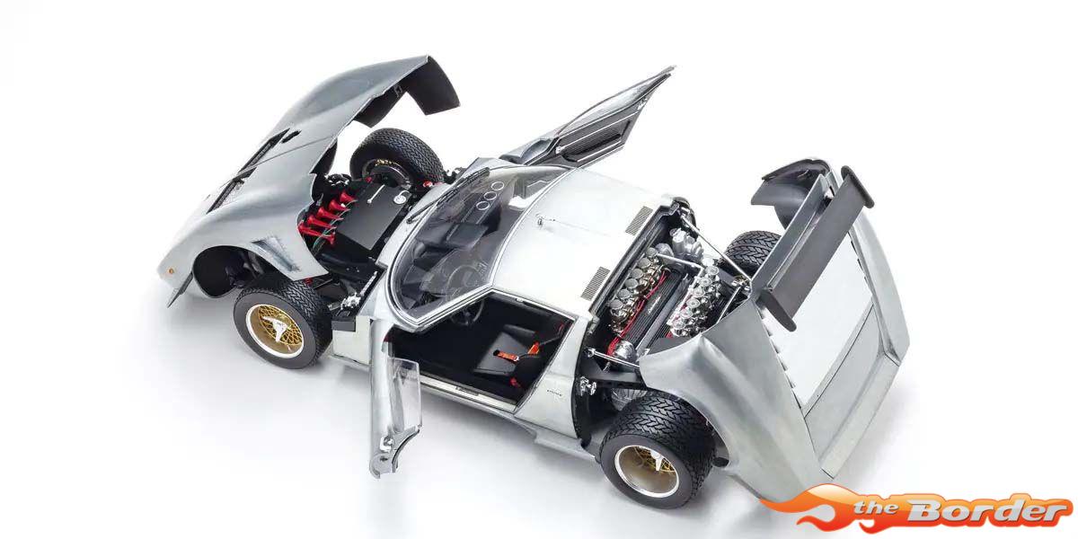 Kyosho 1/12 Lamborghini Miura SVR 1970 Polished Limited KS08625PL - Afbeelding 5