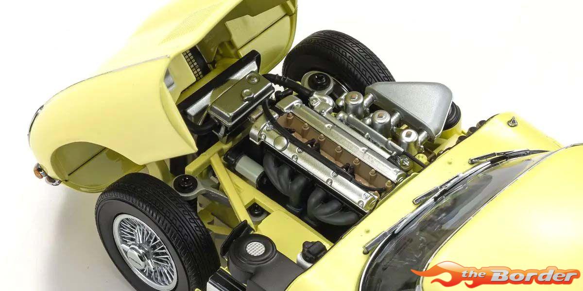 Kyosho 1/18 Jaguar E-Type 3.8L Coupe MK1 1961 Pale Primose KS08954LY - Afbeelding 5