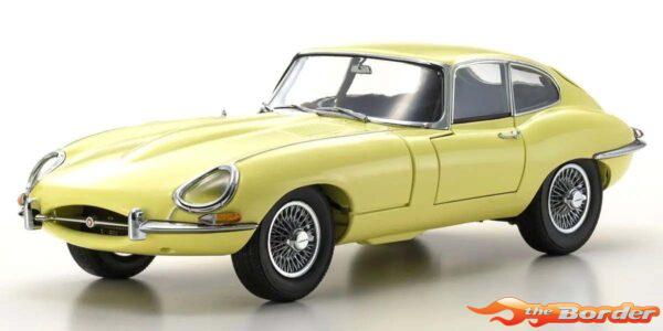 Kyosho 1/18 Jaguar E-Type 3.8L Coupe MK1 1961 Pale Primose KS08954LY