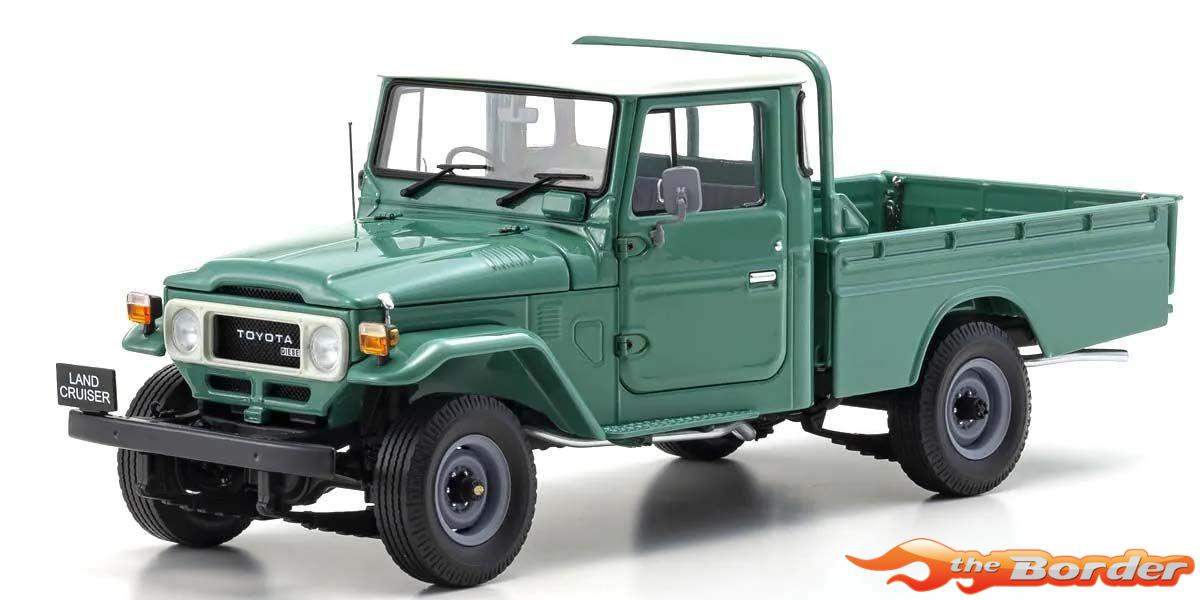 Kyosho 1/18 Toyota Land Cruiser 40 Pick Up 1980 Fashion Green KS08958FG