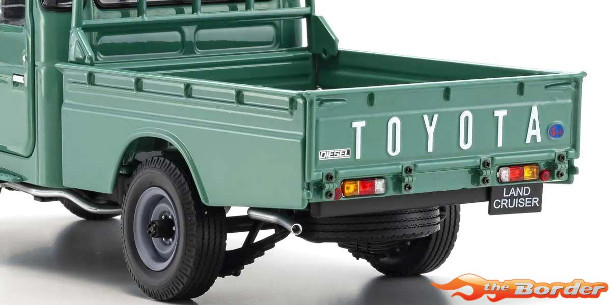 Kyosho 1/18 Toyota Land Cruiser 40 Pick Up 1980 Fashion Green KS08958FG - Afbeelding 7
