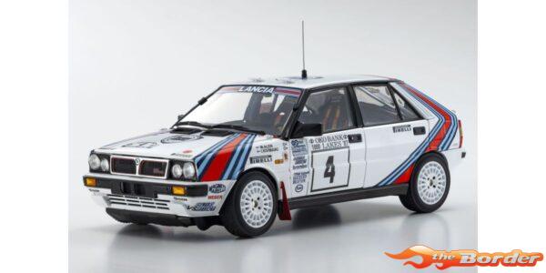 Kyosho 1/18 Lancia Delta HF 4WD 1000 Lakes 1987 Team Lancia Nr.4 KS08960B