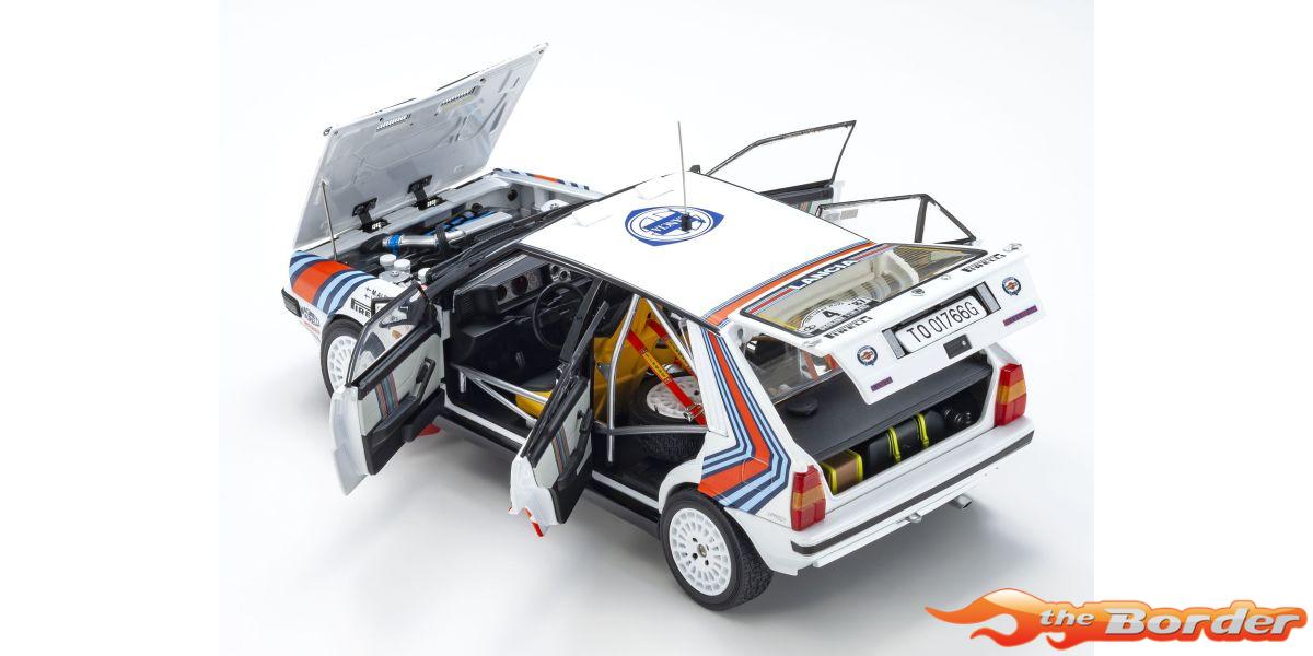 Kyosho 1/18 Lancia Delta HF 4WD 1000 Lakes 1987 Team Lancia Nr.4 KS08960B - Afbeelding 3