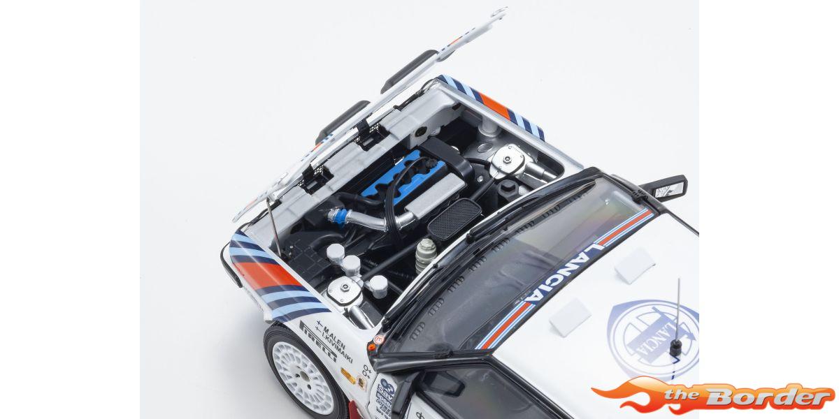 Kyosho 1/18 Lancia Delta HF 4WD 1000 Lakes 1987 Team Lancia Nr.4 KS08960B - Afbeelding 5