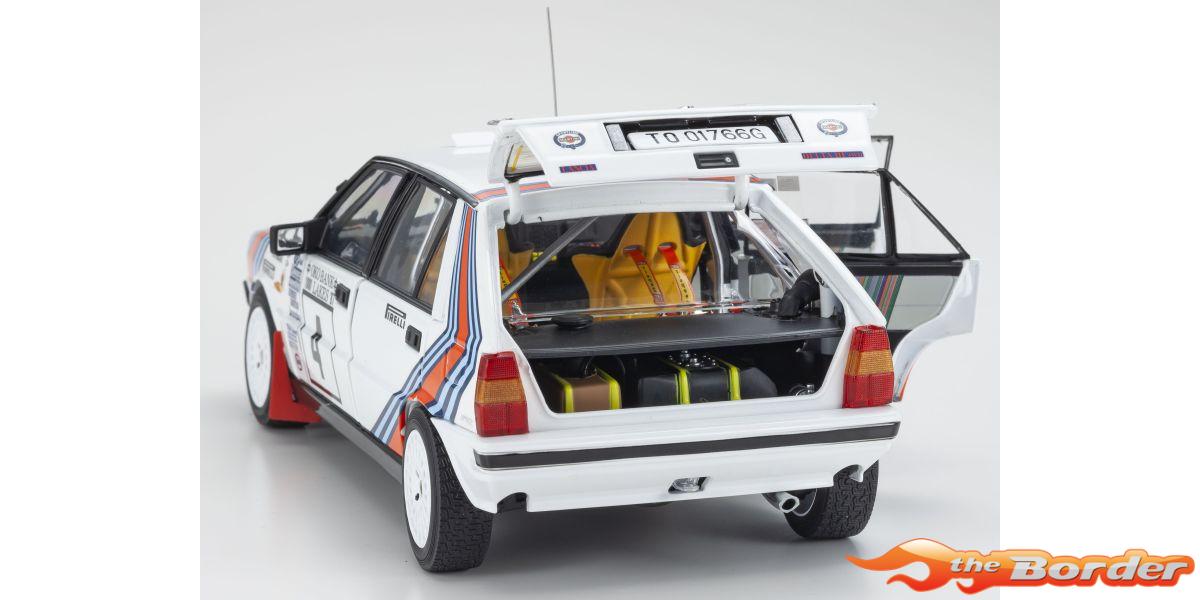 Kyosho 1/18 Lancia Delta HF 4WD 1000 Lakes 1987 Team Lancia Nr.4 KS08960B - Afbeelding 8