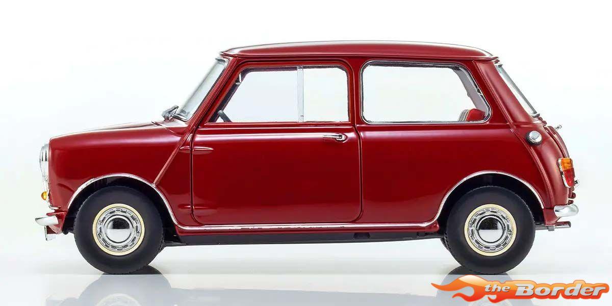 Kyosho 1/18 Morris Mini Minor Cherry Red KS08964R - Afbeelding 3