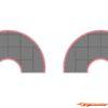 Kyosho Mini-Z Grand Prix Circuit 50 Oval Extension (32pcs 50x50) 87053-04B - Afbeelding 4