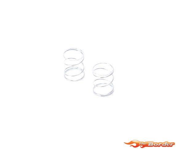 Schumacher Front Spring Silver 0.55N/mm (2) - Eclipse 6 U9004