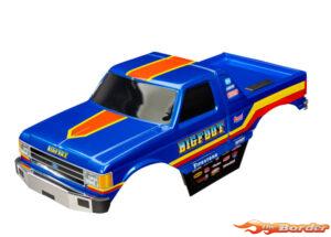Traxxas Bigfoot No.8 Body Blue (Prepainted, Clipless) 9020-BLUE