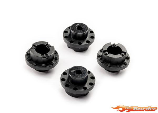 Traxxas Wheel Center Caps (Black, 4) 9075