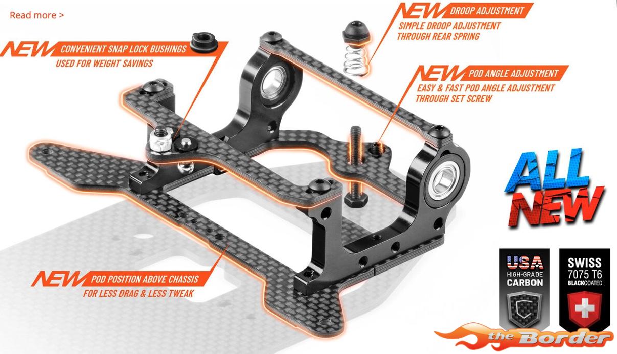 XRAY X1 2025 Specs Luxury 1/10 Formula 1 Car Kit 370709 - Afbeelding 6