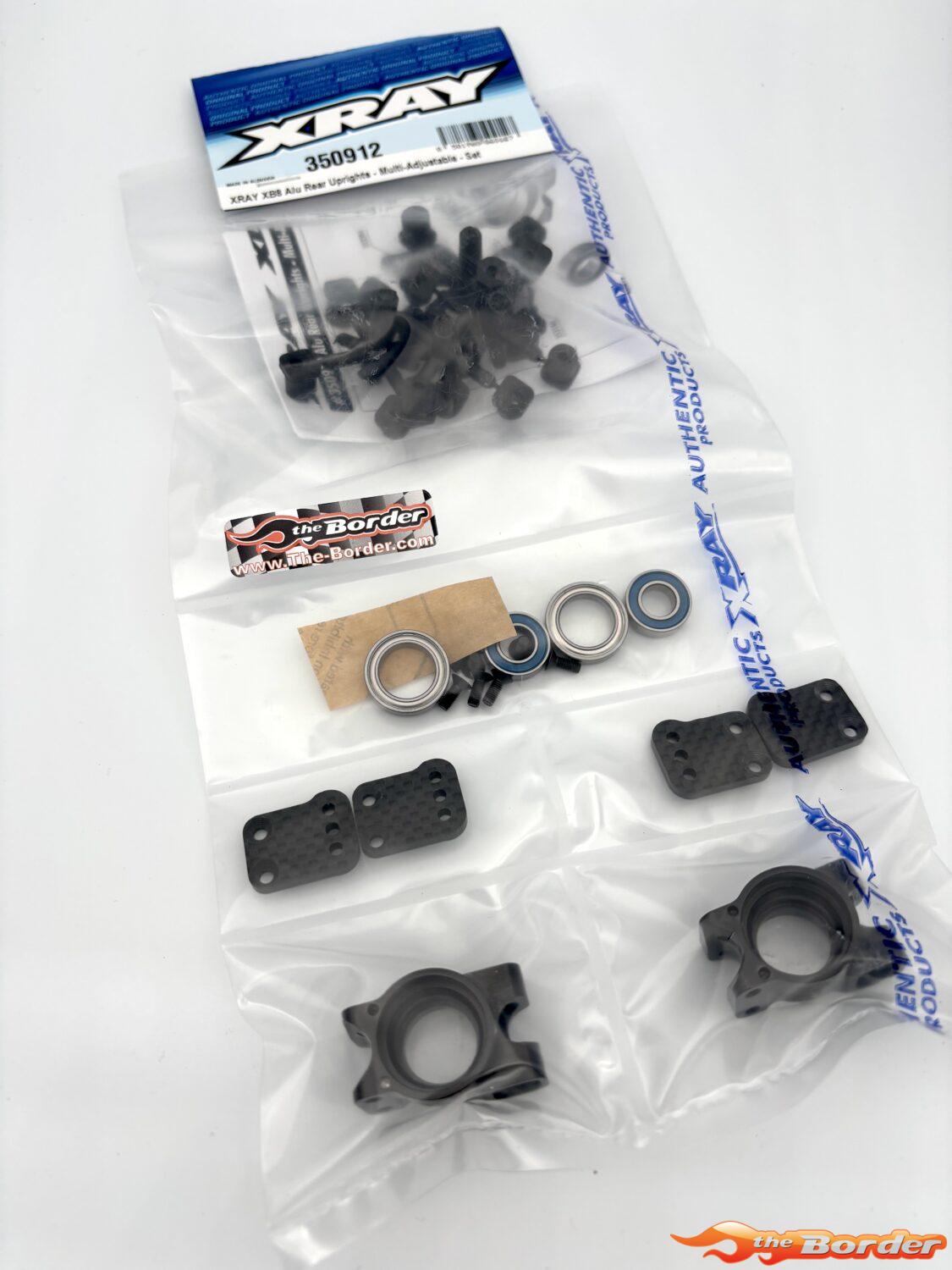 XRAY XB8 Alu Rear Uprights - Multi-Adjustable Set 350912