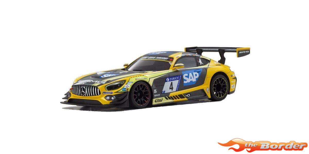Kyosho Mini-Z MR03 RWD Mercedes AMG GT3 24h Nurburgring 32355YBK - Afbeelding 4