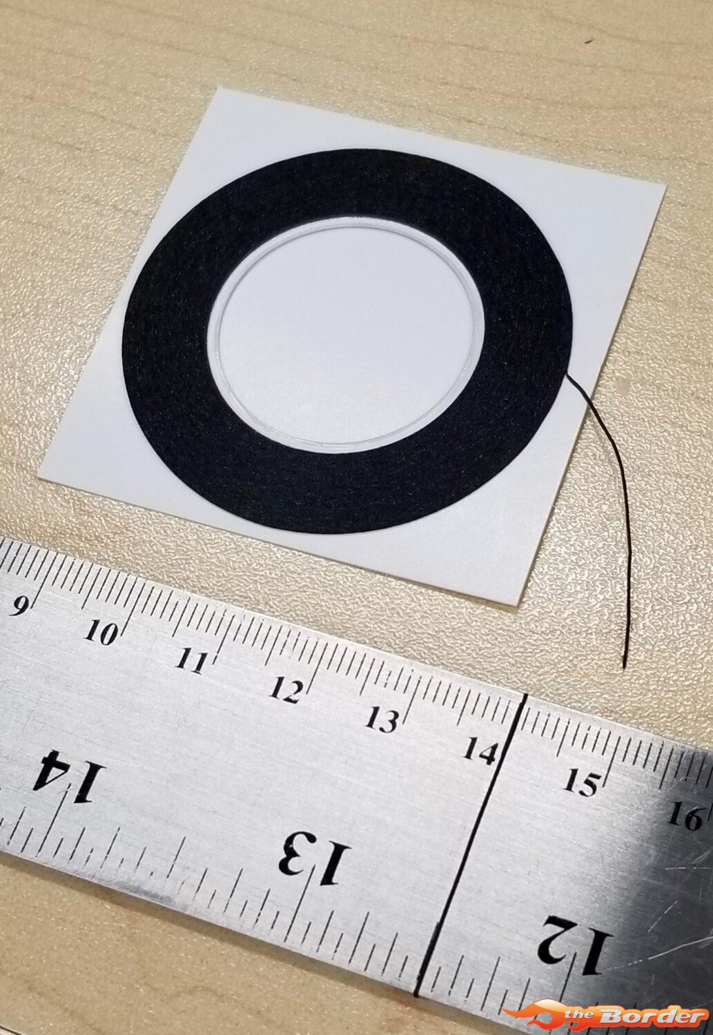Kyosho Micron Black Tape 2.5 mm wide x 5m long 1843BK - Afbeelding 3