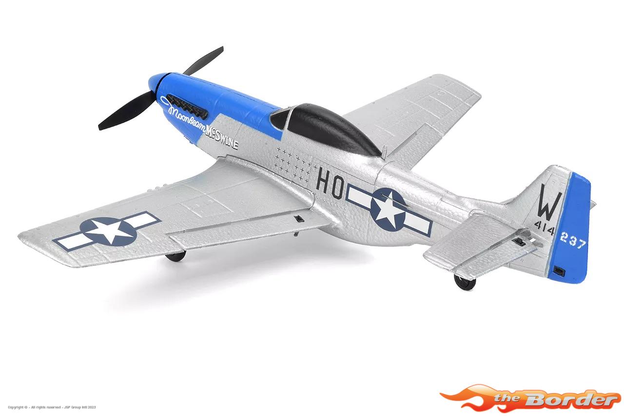EZ-Wings Mini P-51 Mustang - RTF - 450mm - 1+1 Li-Po Battery EZ-029 - Afbeelding 4