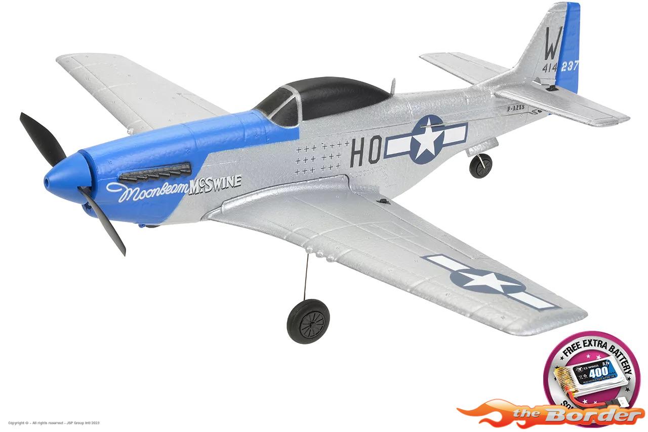 EZ-Wings Mini P-51 Mustang - RTF - 450mm - 1+1 Li-Po Battery EZ-029 - Afbeelding 18