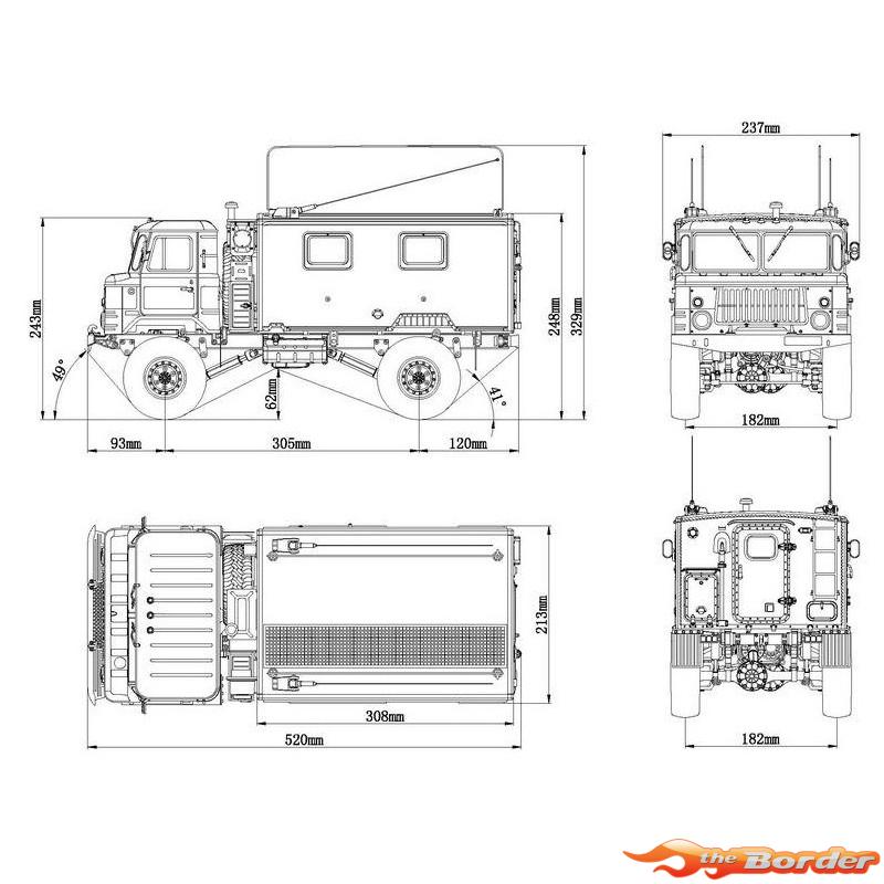 CrossRC Crawling kit - GC4M 1/12 4x4 Truck 90100039 - Afbeelding 4